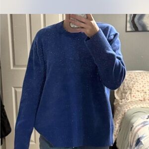 Banana Republic Classic Blue Crew Neck Sweater